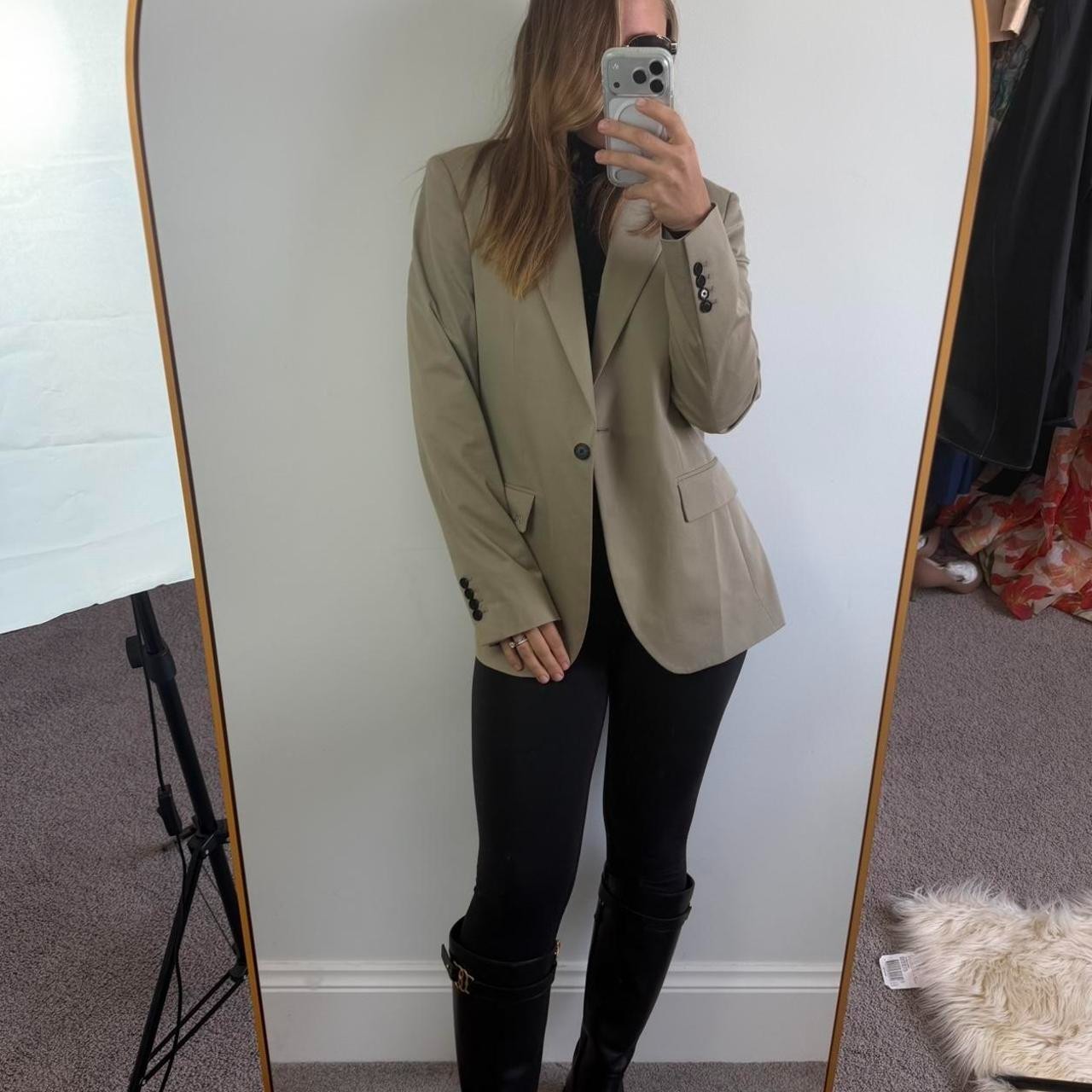 Karl Lagerfeld blazer in Taupe Color 34 eu (6-10 au)