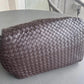  Bottega Veneta  Brown Intrecciato Woven Nappa Leather Parachute Bag Large