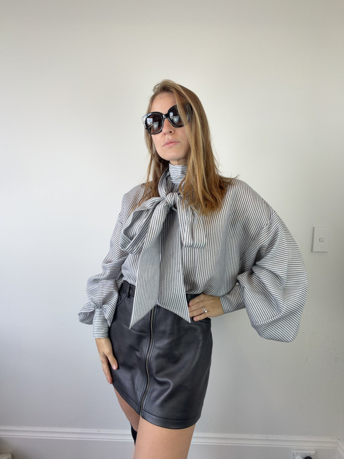 Zimmermann Hypnotic Stripped Blouse Small BNWT