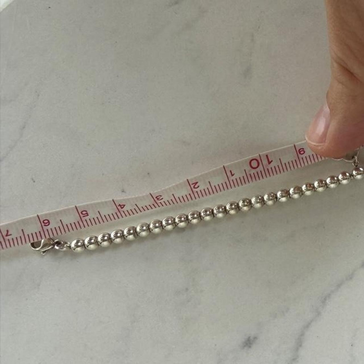 Tiffany & Co sterling steel bracelet