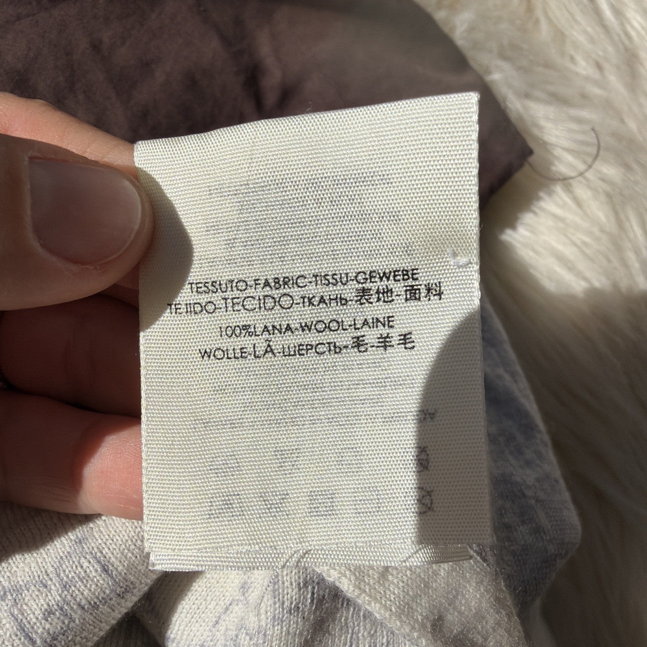 Gucci Grey Wool Scarf Shawl Baby Blanket GG Monogram