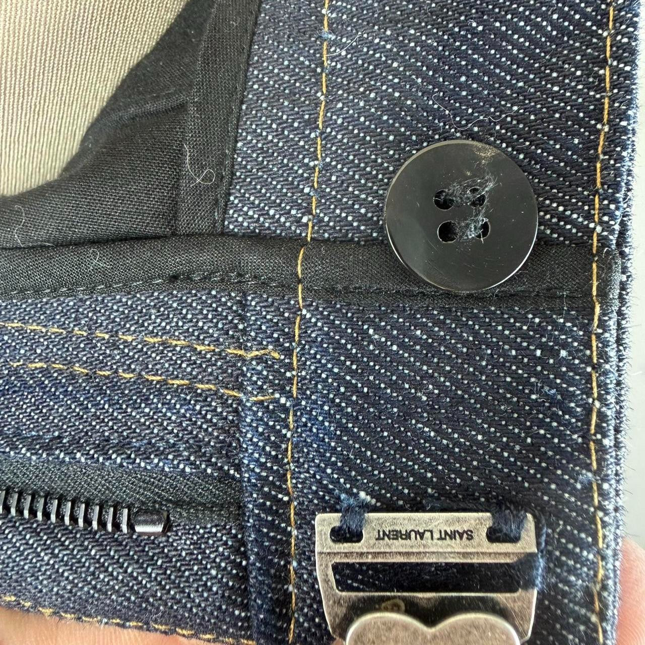 Saint Laurent Navy Denim Jeans Size