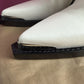Paris Texas White Leather Nina Wedge Boots  Size 38