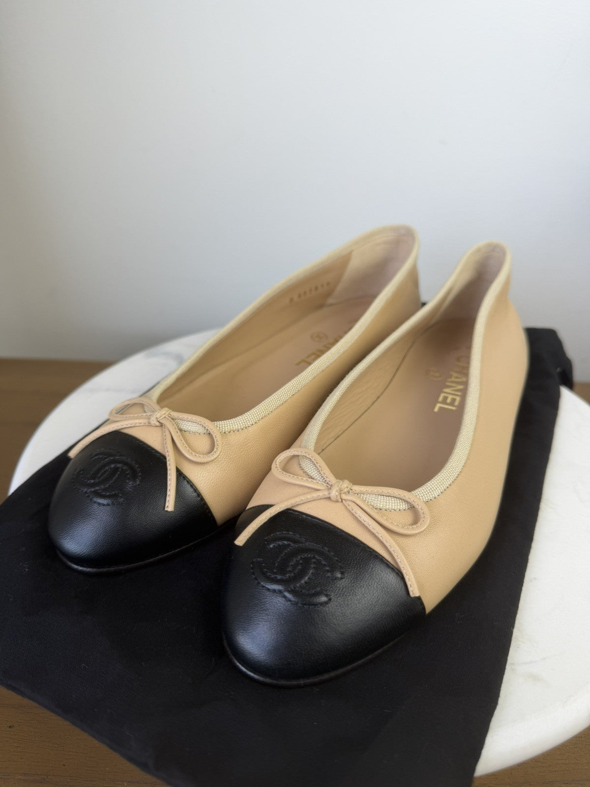 Chanel Ballerina Flats Size 38 Unused Brand new 