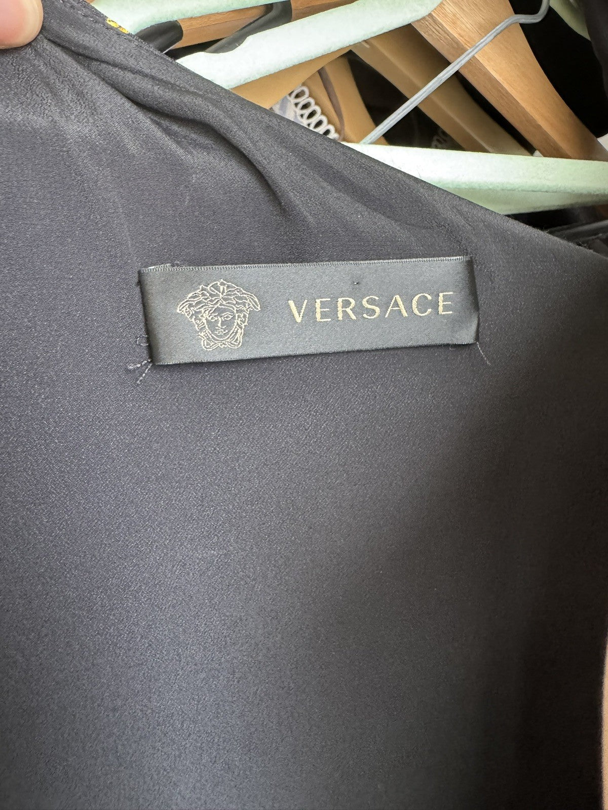 Vercase Barocco Silk Dress Uk 10 42 it 6 us
