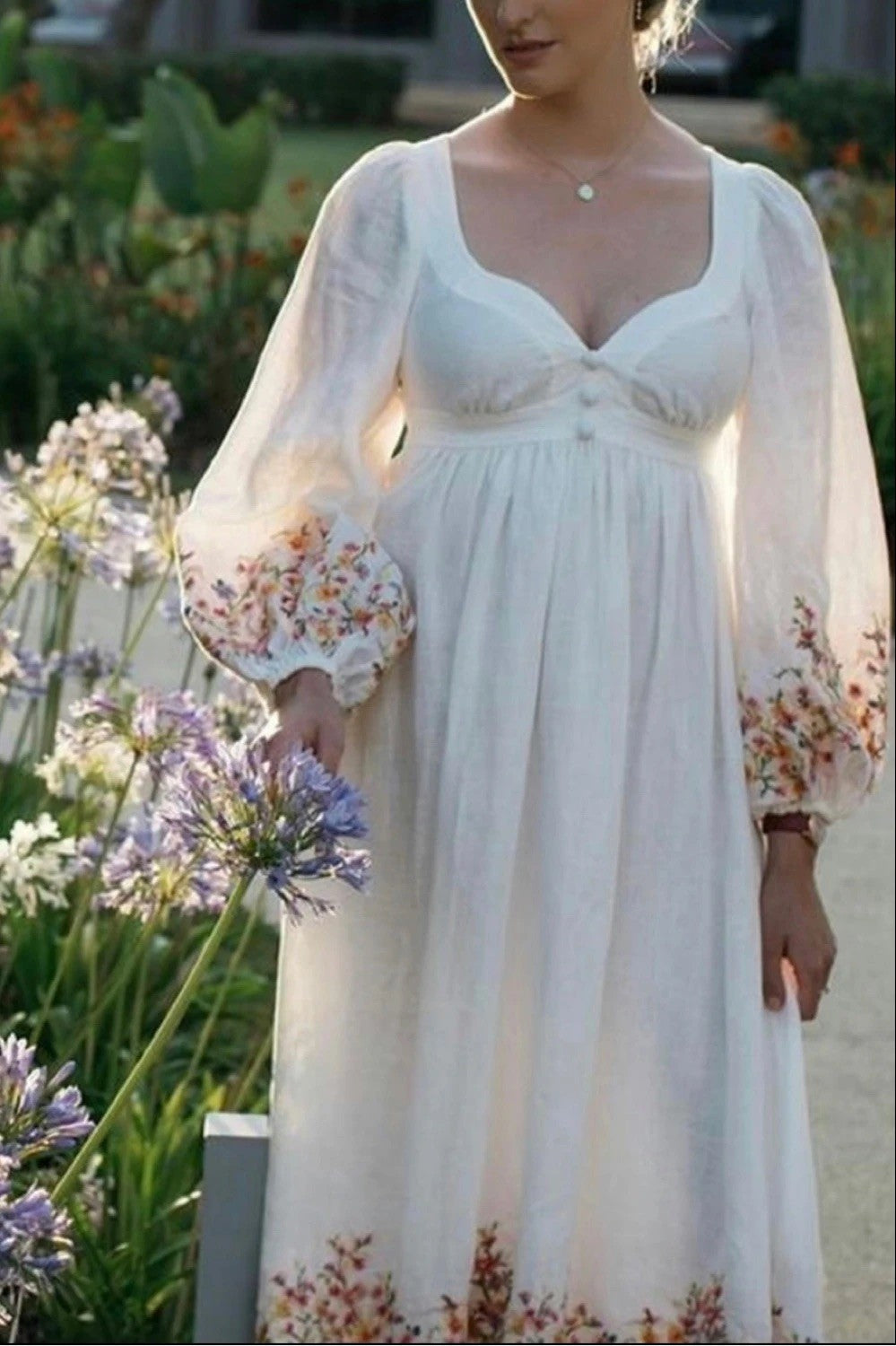 Zimmermann Mae Floral-Embroidered dress Size 3/ 14 AU/ 10 US