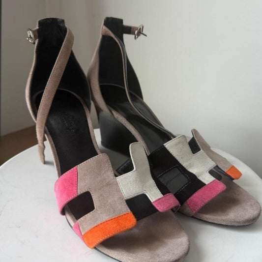 Hermès Legend multicolour sandals Size 37