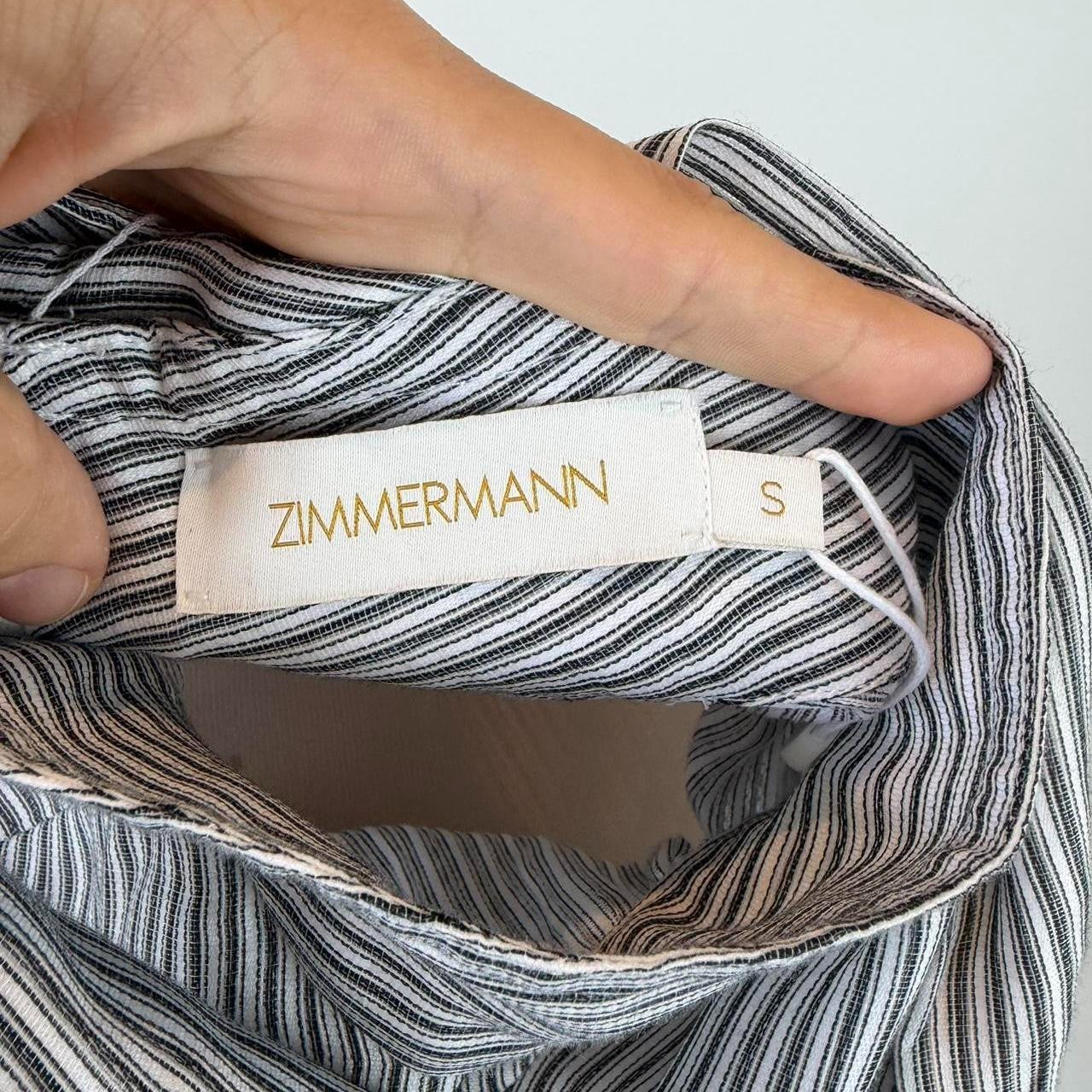 Zimmermann Hypnotic Stripped Blouse size S BNWT