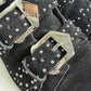 Givenchy "Elegant" Studded Multi-Buckle Ankle Boots Size 38
