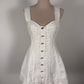 Aje Vista Linen Utility Dress in White size 8