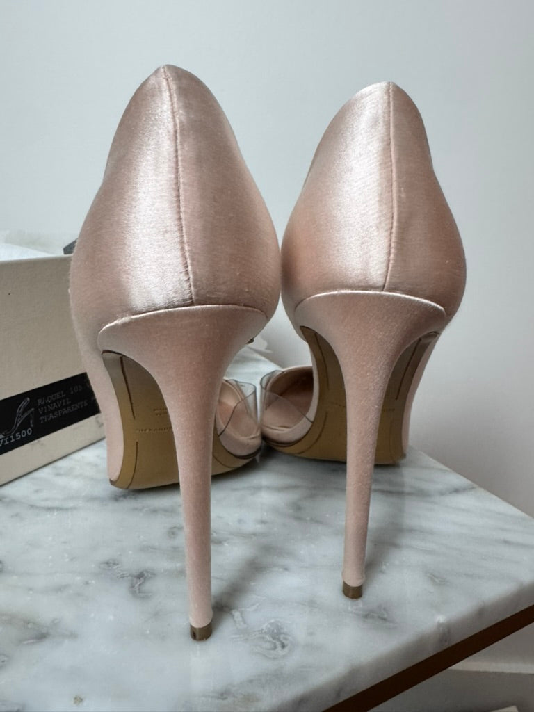 Alexandre Vauthier Satin Pink Heels Size 38