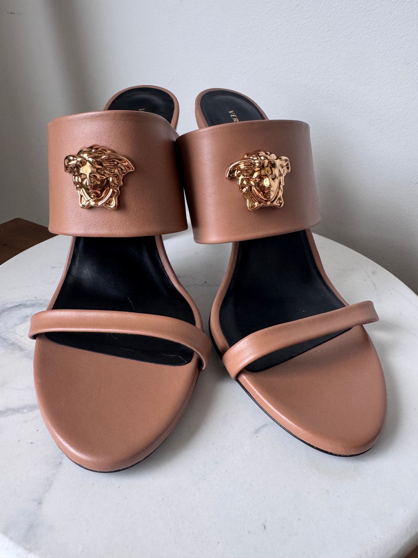 Versace Medusa Plaque Mules size 39