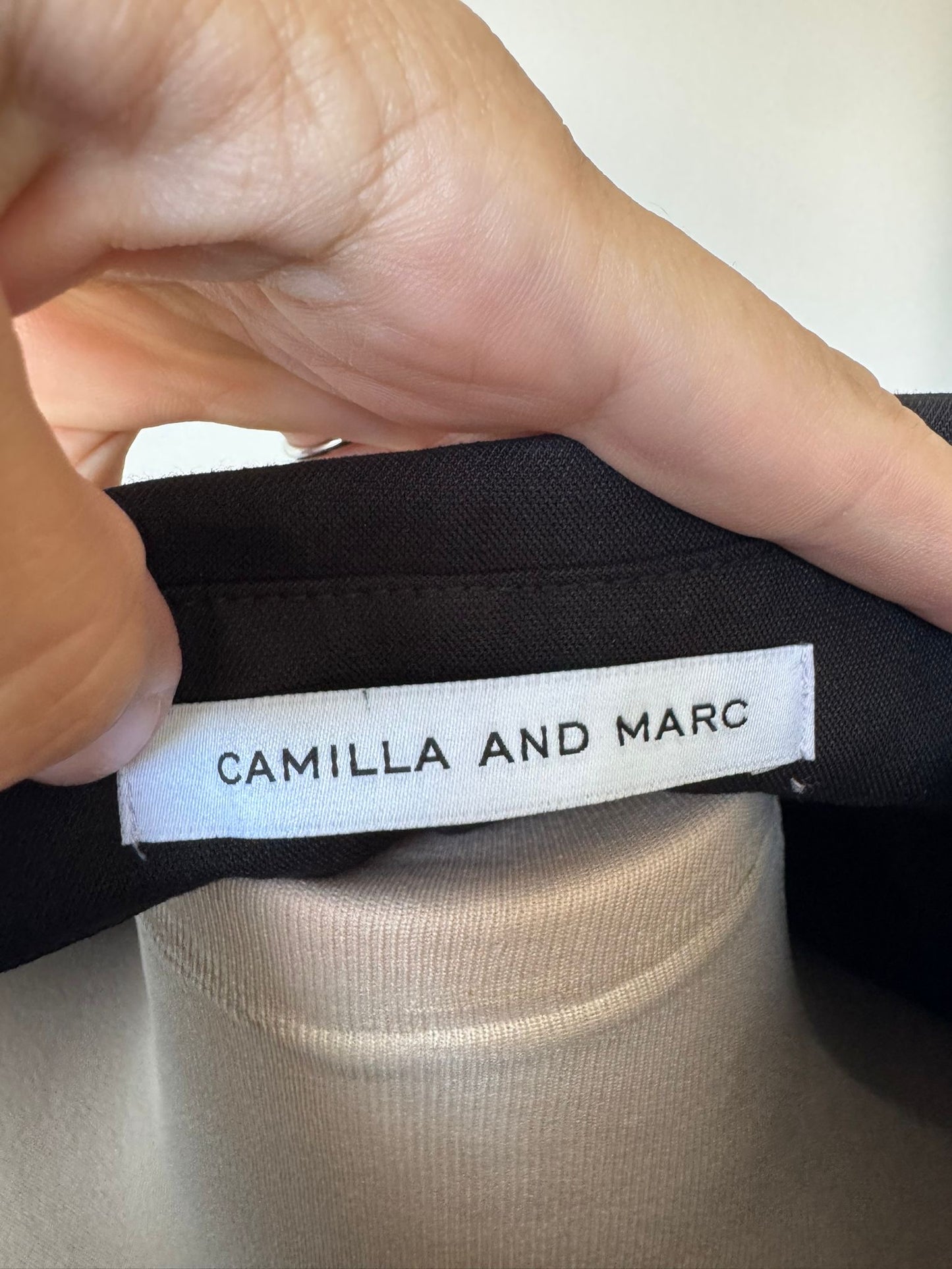 Camilla Marc banks midi dress black