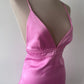 Scanlan Theodore Pink Satin Mini dress size 8