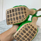 Bottega veneta Green Padded Heeled Sandals Size 39