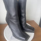 AJE
SERPENTINE HIGH HEEL LEATHER ANKLE BOOT size 39