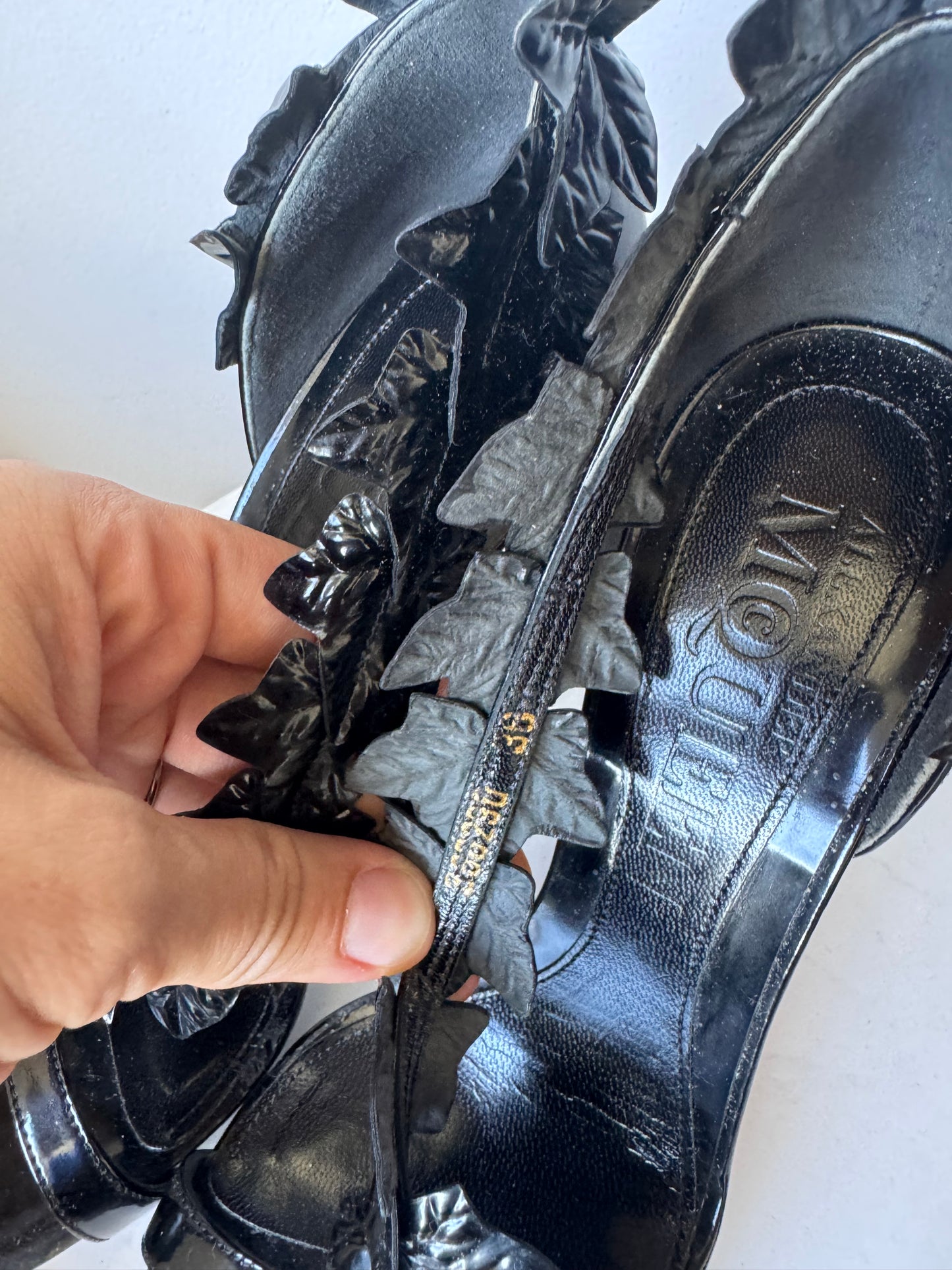 Alexander McQueen Leaf Sandals Size 36