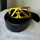 Zimmermann Black leather Belt 40mm
