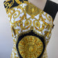 Gianni Versace Era Inspired Medusa Barocco Silk Mini Dress