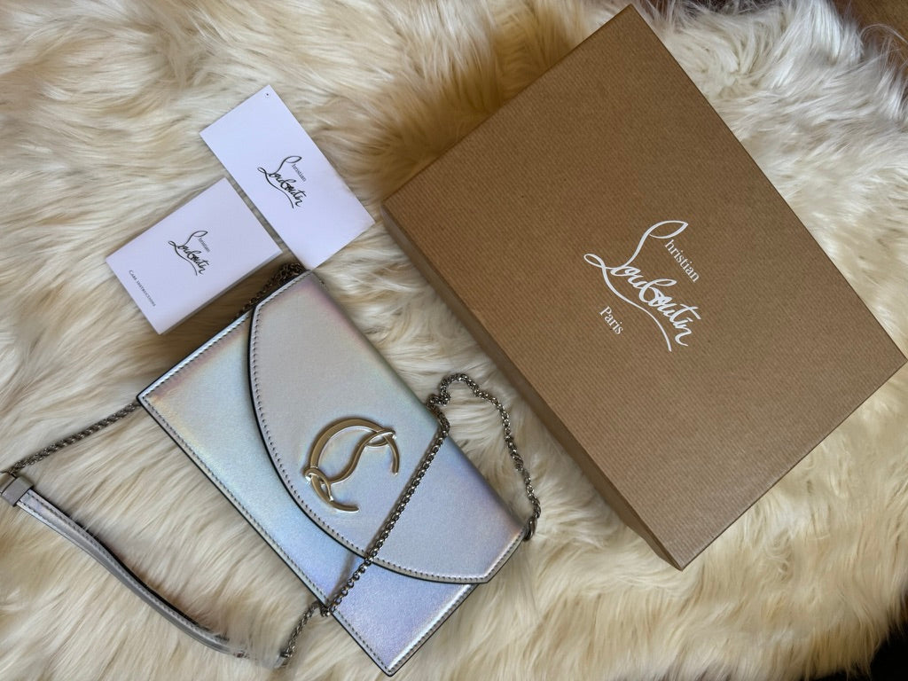 Christian Louboutin Clutch Loubi 54 iridescent
