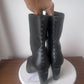 AJE
SERPENTINE HIGH HEEL LEATHER ANKLE BOOT size 39