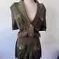 BNWT Balmain Military Knit Two-Piece Shorts Set - Khaki - Size FR 38