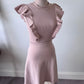 Sandro Dress size 36 beige knit