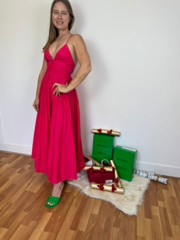 Scanlan Theodore Parachute Midi Dress Size XS