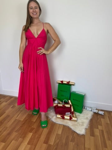 Scanlan Theodore Parachute Midi Dress Size XS