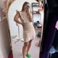 Sandro Dress size 36 beige knit