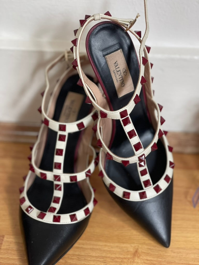 Valentino Rockstud Heel Rare COLOR COMBO size 38