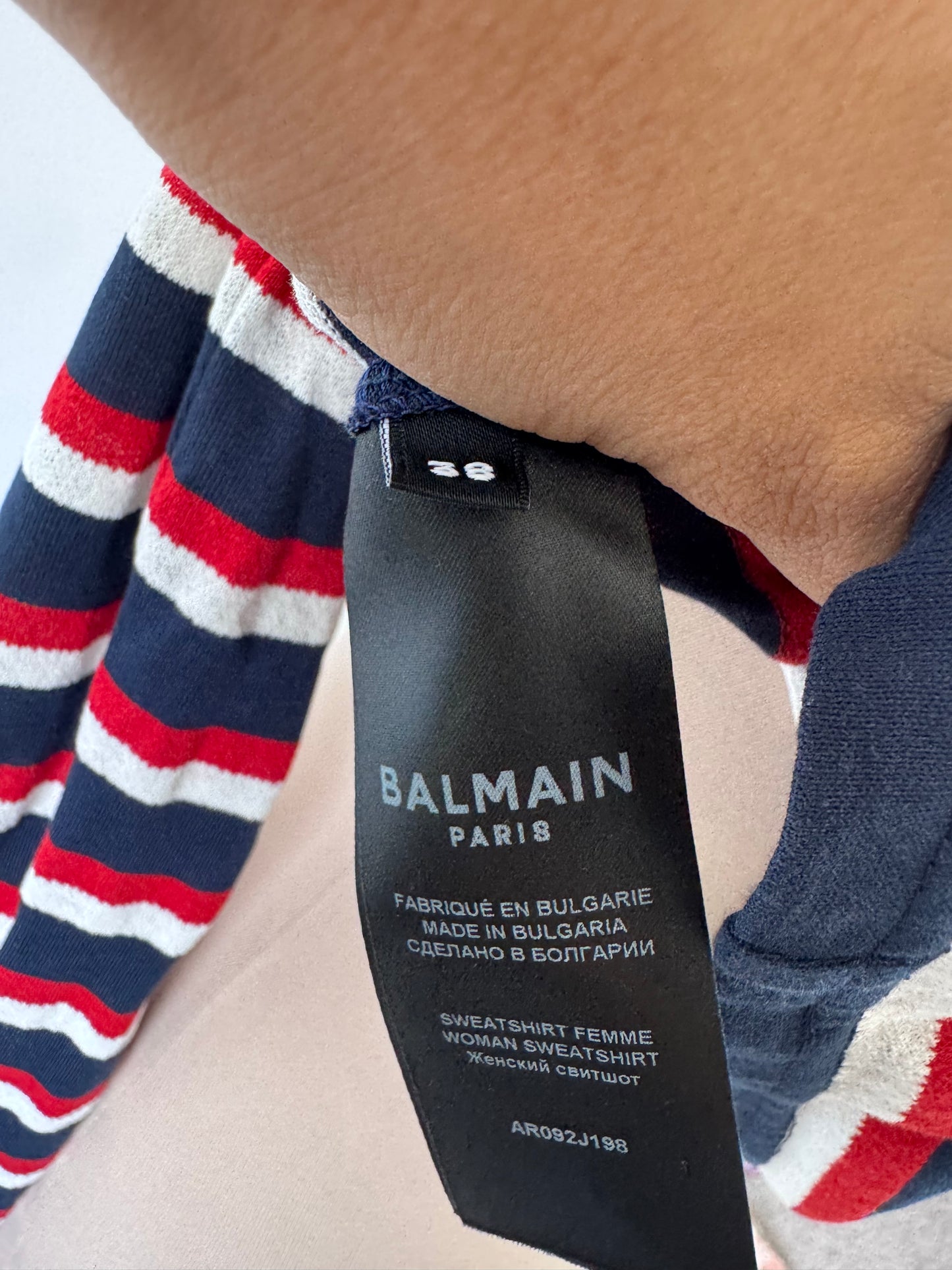 Balmain Turtleneck Long Sleeve T-shirt