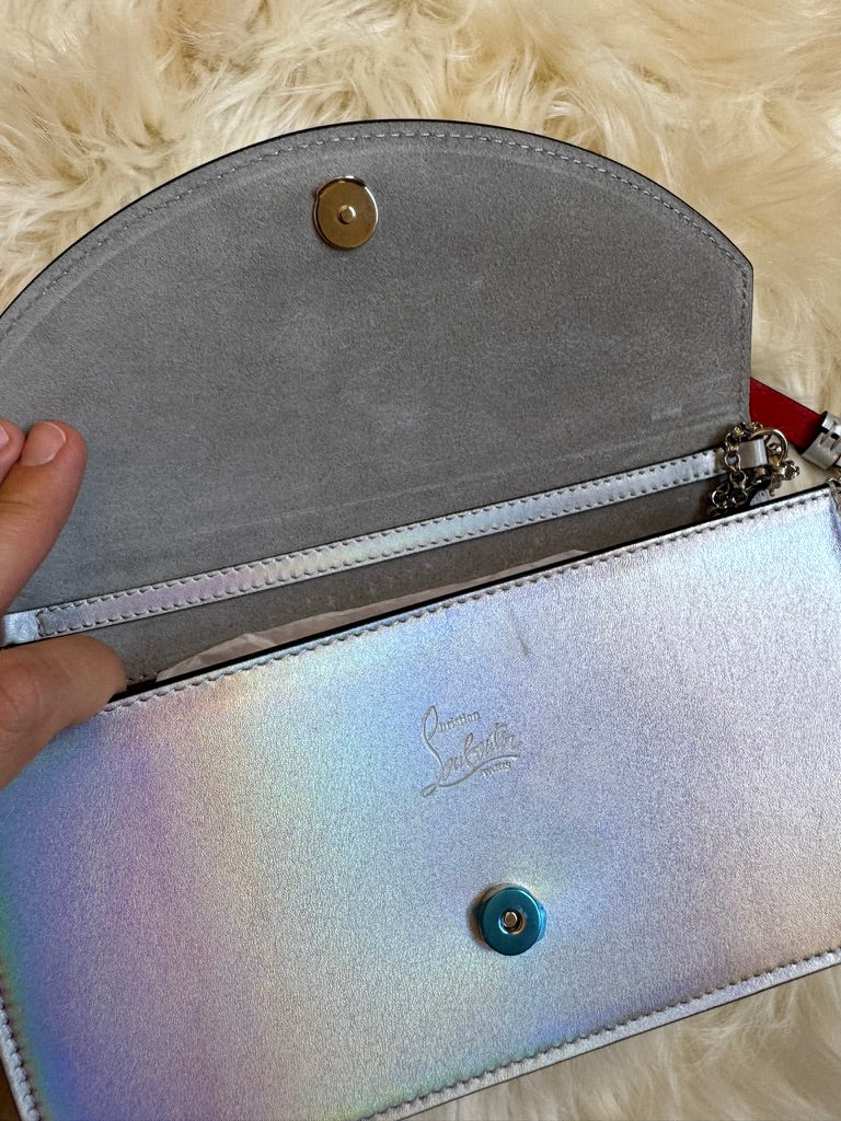 Christian Louboutin Clutch Loubi 54 iridescent