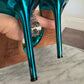 Jimmy Choo Saeda Metallic Heels Size 39 Fair Condition