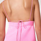 Scanlan Theodore Pink Satin Mini dress size 8