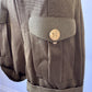 BNWT Balmain Military Knit Two-Piece Shorts Set - Khaki - Size FR 38