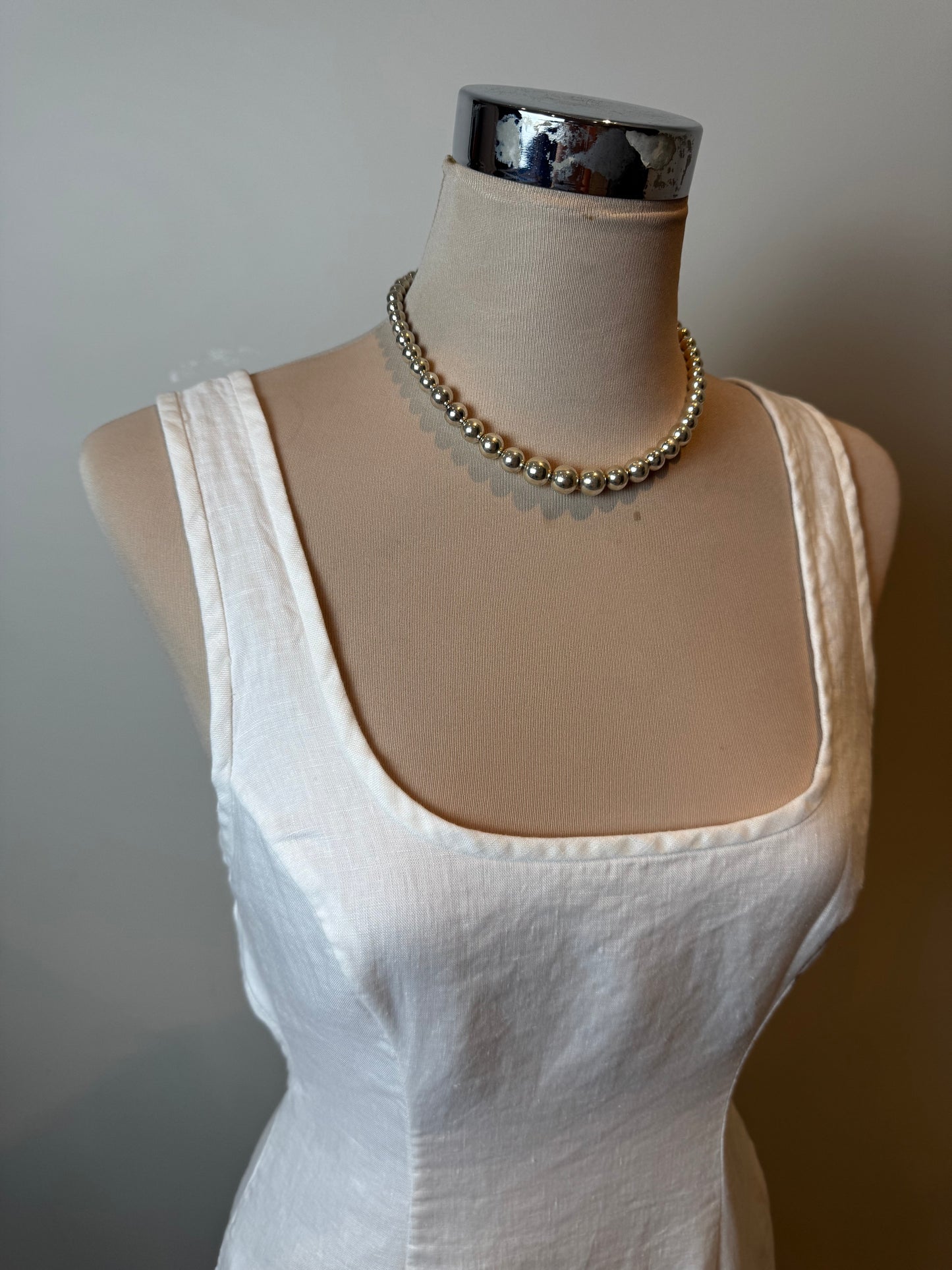 Tiffany Hardware Ball Necklace 
Sterling silver 925