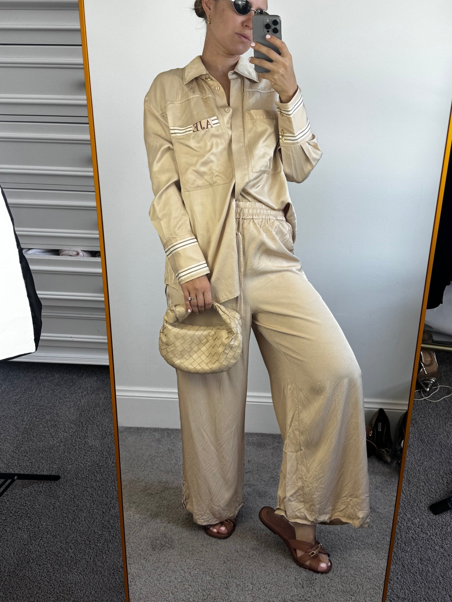 Aje Enfilade Set Size 8 pants size 6 blouse