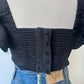 Aje Vanades Frill Top Size 8 in Black