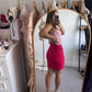 Balmain Ribbed Knit Mini Skirt