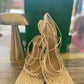 Bottega Veneta Lace Up Heel  Size 38