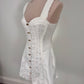 Aje Vista Linen Utility Dress in White size 8