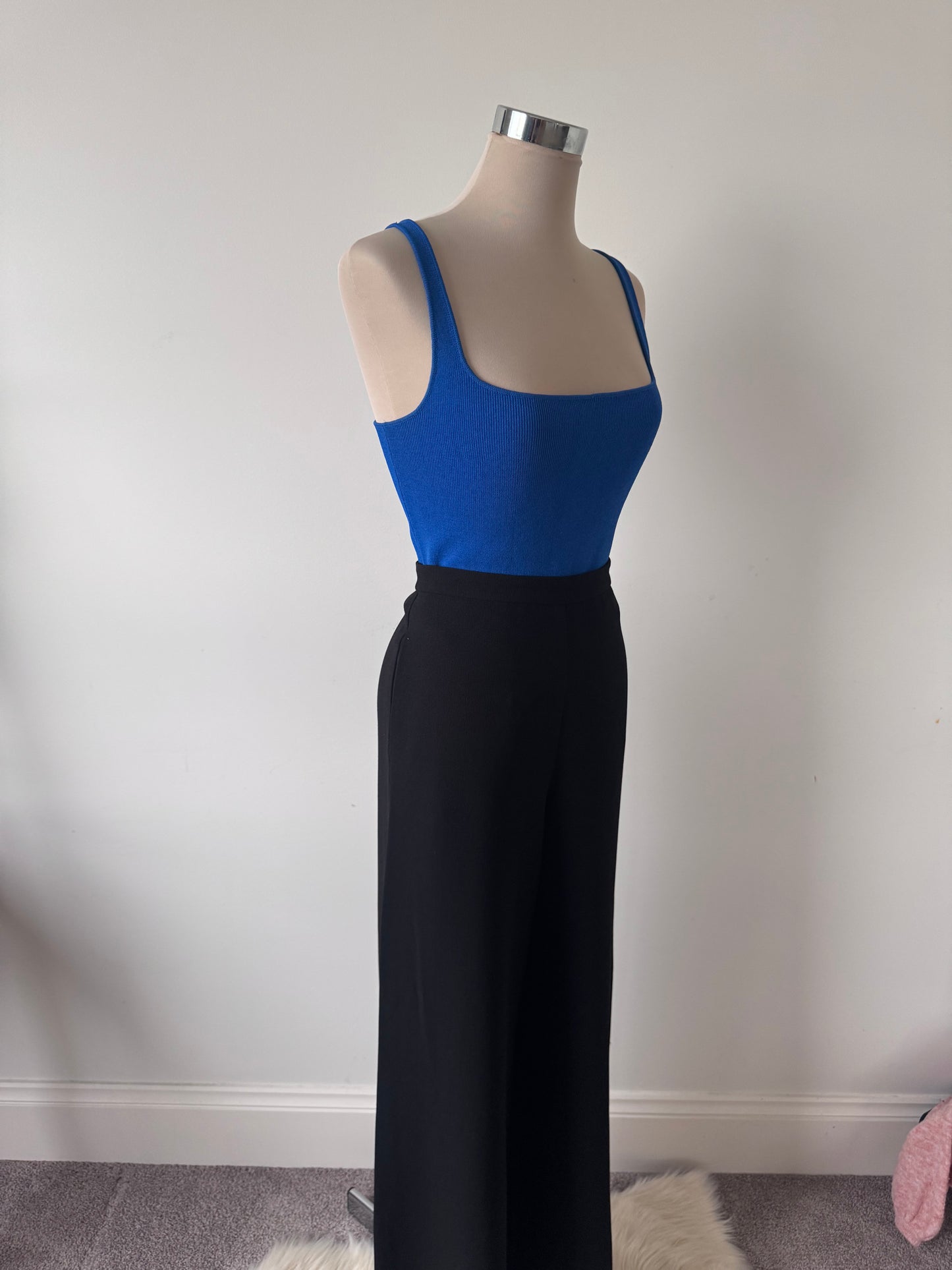 Scanlan Theodore Crepe Royal Blue Top