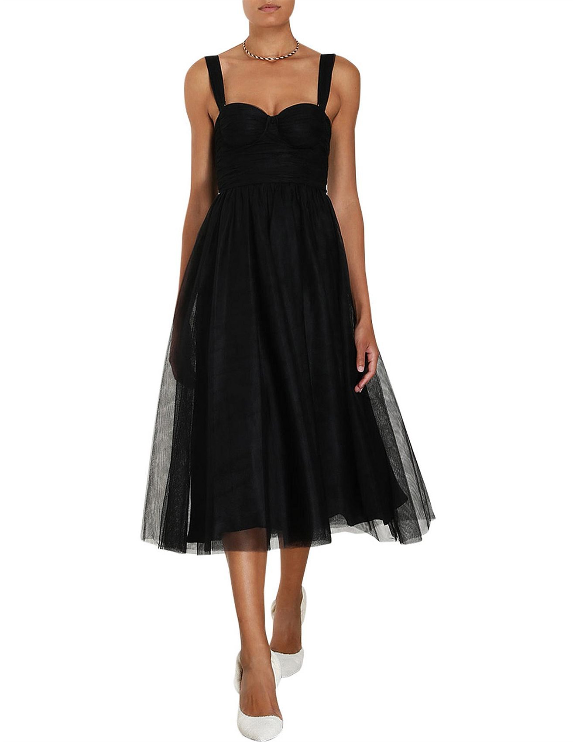 Zimmermann Tulle Midi Dress Size 0