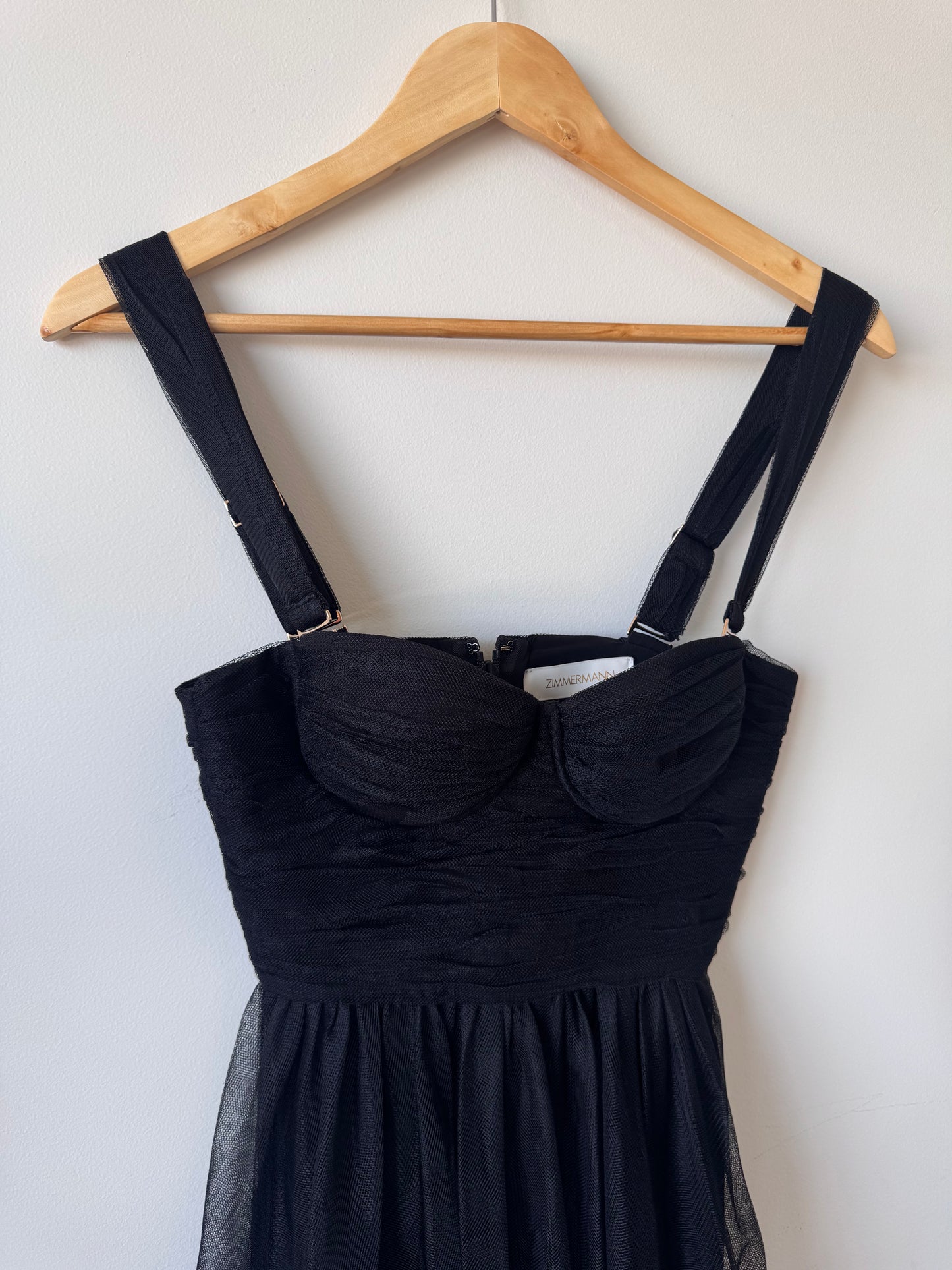 Zimmermann Tulle Midi Dress Size 0