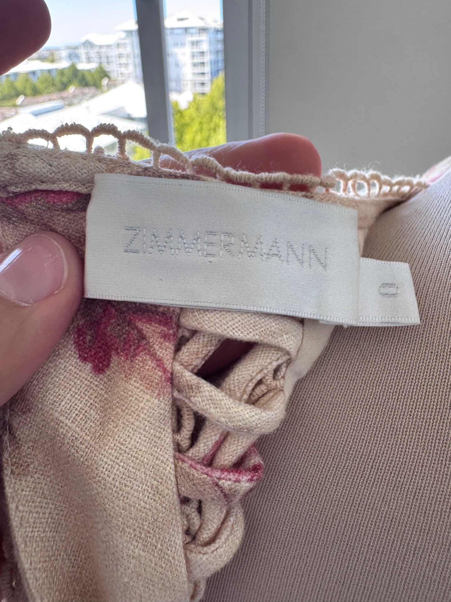 Zimmermann Corsair Top & Shorts Set Size 0
