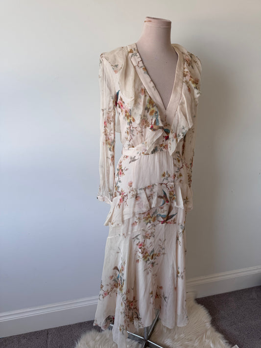 Zimmermann Folly Flutter long dress size 0