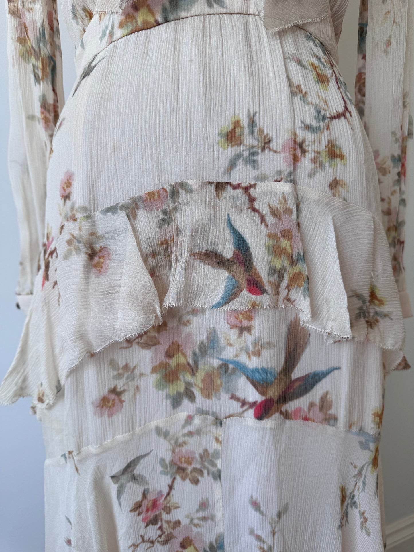 Zimmermann Folly Flutter long dress size 0
