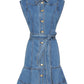 Aje Denim Ruffle Mini Dress size 8