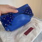 Valentino Blue Velvet Rockstud Belt Bag 75